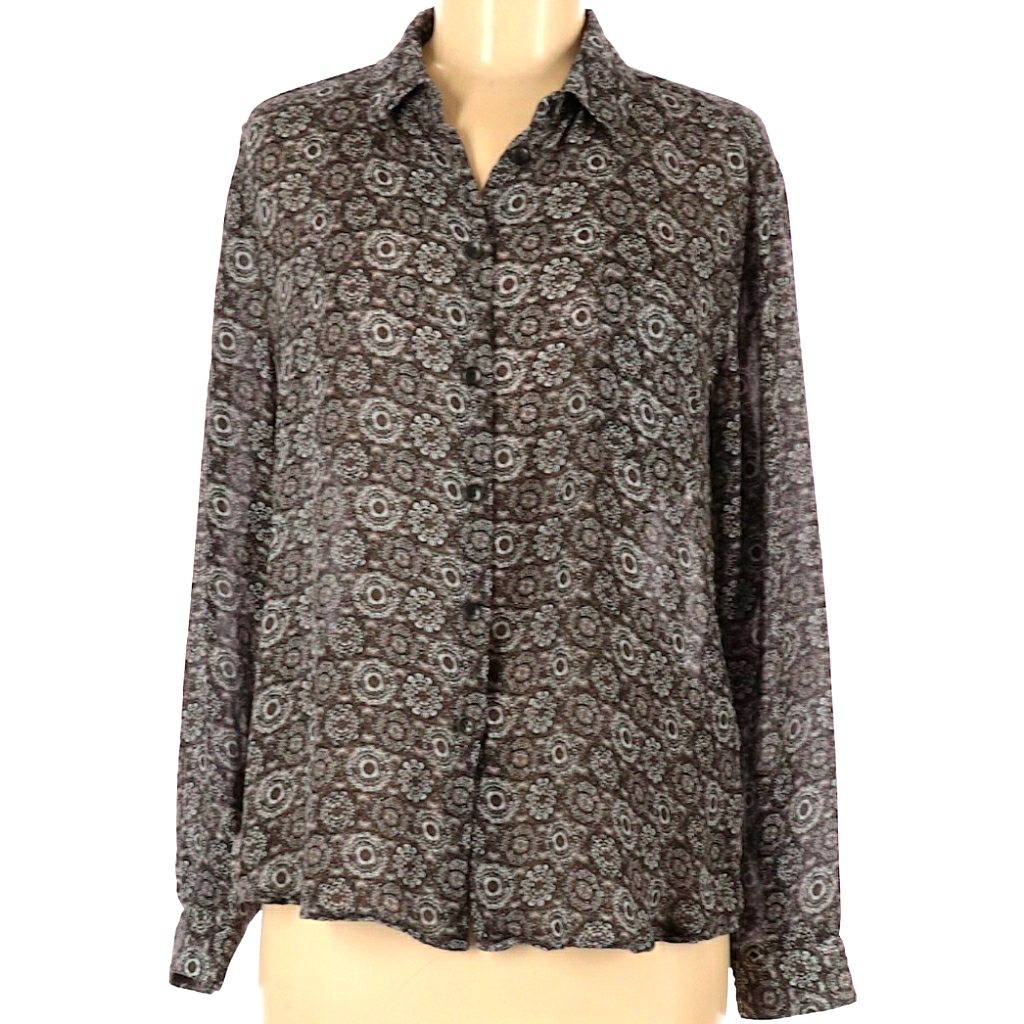 Philosophy Longsleeve Button Down Blouse